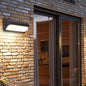 Modern Simple Geometry Outdoor Waterproof Sensor LED Wall Sconce Lamp