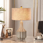European Minimalist Solid Color Resin Fabric 1-Light Table Lamp