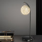 Modern Minimalist Round Ball Aluminum Iron Acrylic 1-Light Table Lamp For Bedroom