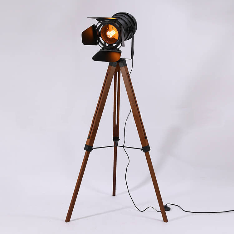 Industrial Tripod Floor Lamp