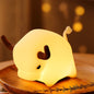 Animal Cow Silicone USB Timer Dimmable LED Night Light Table Lamp