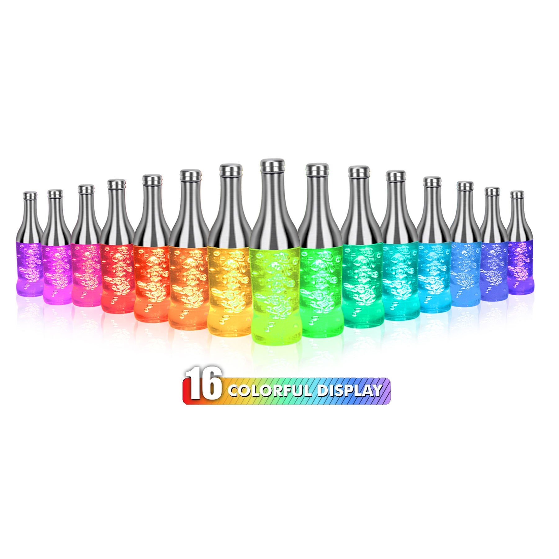 Modern Creative LED RGB Colorful Wine Bottle Night Light Table Lamp