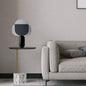 Modern Minimalist Cylindrical Metal Acrylic 1-Light Table Lamp For Bedroom