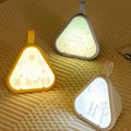 Creative Triangle Seven Color Atmospheric LED Night Light Table Lamp