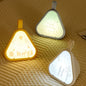 Creative Triangle Seven Color Atmospheric LED Night Light Table Lamp