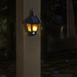 Modern Art Deco Solar Half Hexagonal ABS PC LED Wall Sconce Lamp For Outdoor Patio