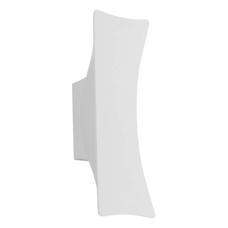 Modern Simple Rectangular Curved LED Outdoor Waterproof Wall Sconce Lamp