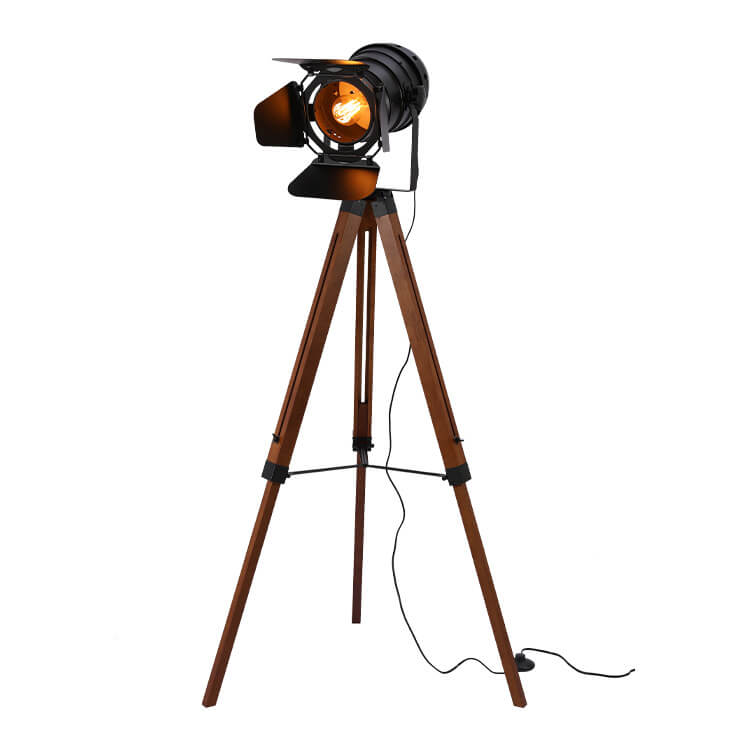 Industrial Tripod Floor Lamp