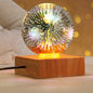 Colorful Glass Ball USB Plug-in 1-Light LED Decorative Table Lamp