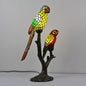 Tiffany Creative Bird Branch Design 2-Light Table Lamp