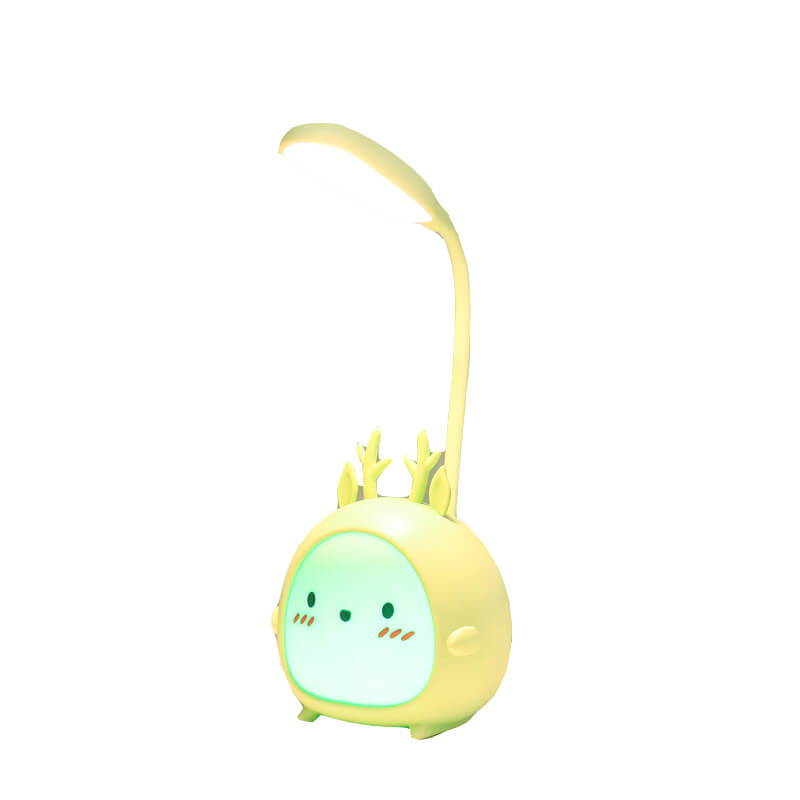 Creative Cartoon Animal Student USB Charging Foldable LED Table Lamp