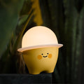 Creative Cute Emoji Silicone LED Night Light Bedside Table Lamp