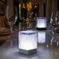 Modern Simplicity Resin Square LED Table Lamp For Bedroom