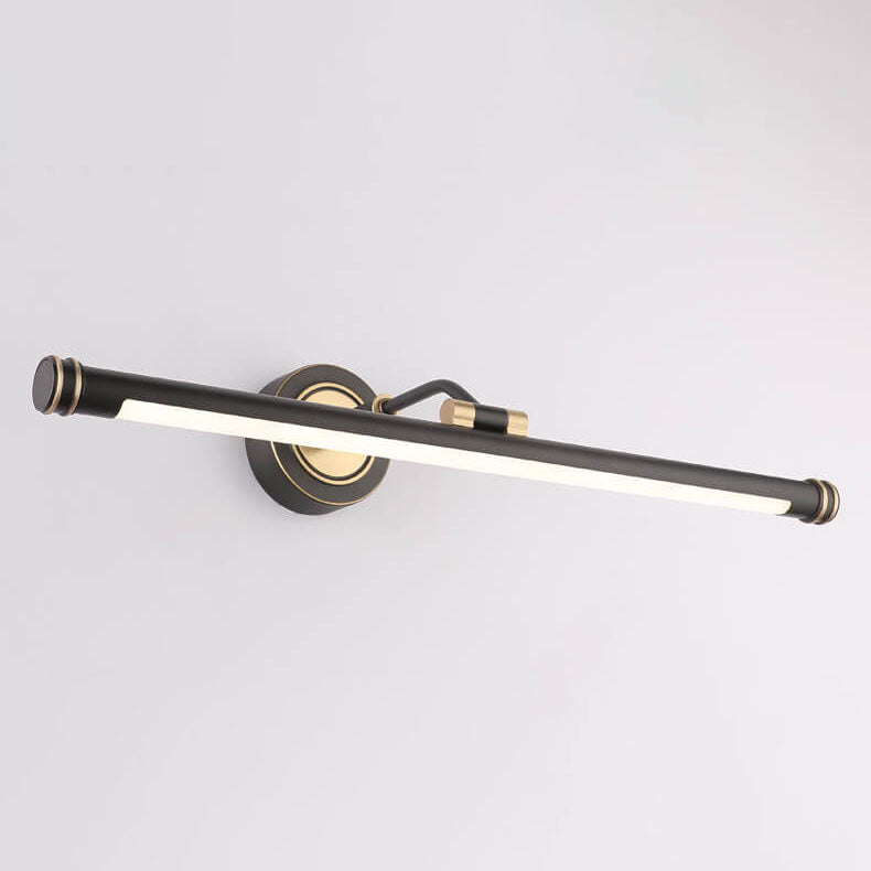Modern Luxury Long Strip Full Copper Arcylic LED Vanity Light Wall Sconce Lamp