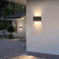 Modern Simplicity Rectangle Wave Aluminum LED Outdoor Wall Sconce Lamp For Outdoor Patio