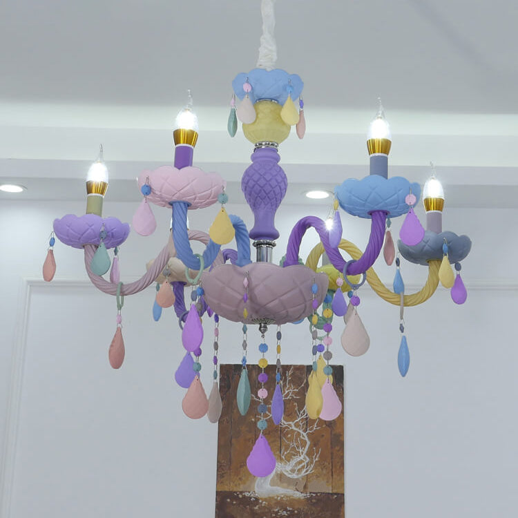 Princess Crystal Glass Chandelier