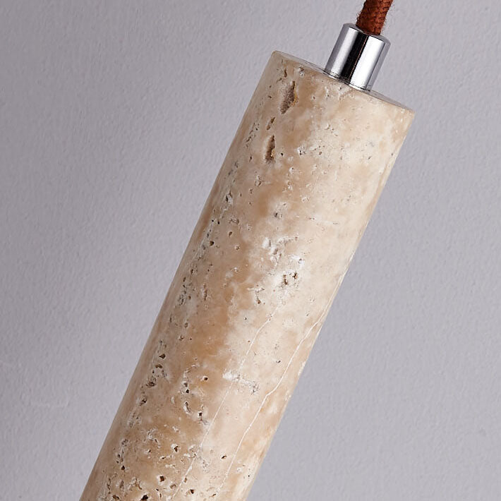 Wabi-Sabi Travertine Pendant Light