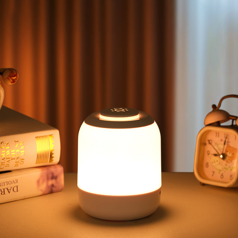 Contemporary Creative Night Touch Sensor ABS USB Charing LED Table Lamp For Bedroom