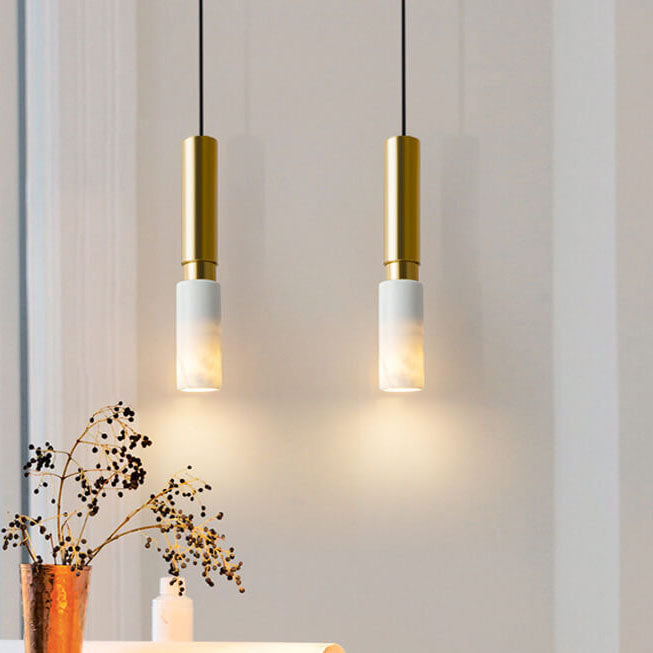 Nordic Marble Column Pendant Light