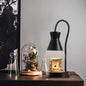 Modern Minimalist Metal Hourglass Adjustable Lampstand 2-Light Table Melting Wax Table Lamp For Bedside