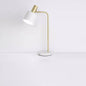 Nordic Light Luxury Marble Cylindrical Adjustable 1-Light Table Lamp