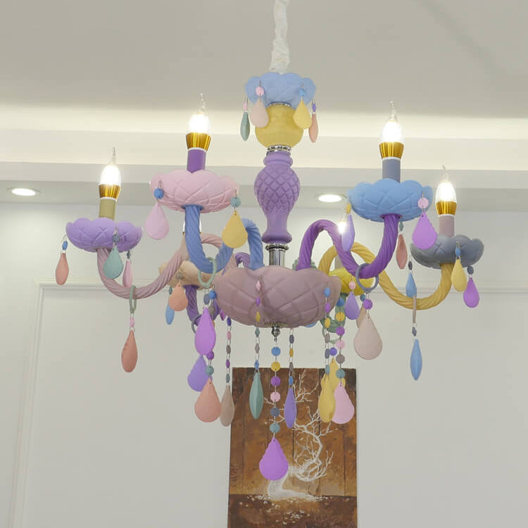 Princess Crystal Glass Chandelier