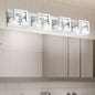 Creative Minimalist Glass Texture Acrylic Vanity Light LED Mirror Front Wall Light