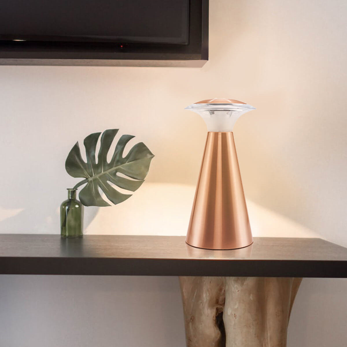Modern Creative Mushroom USB Rechargeable Dimmable Touch LED Decorative Table Lamp