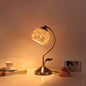 European Vintage Tiffany Round Head Glass Hardware 1-Light Table Lamp