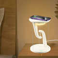 Contemporary Creative Round Suspended Plastic LED Table Lamp For Bedroom
