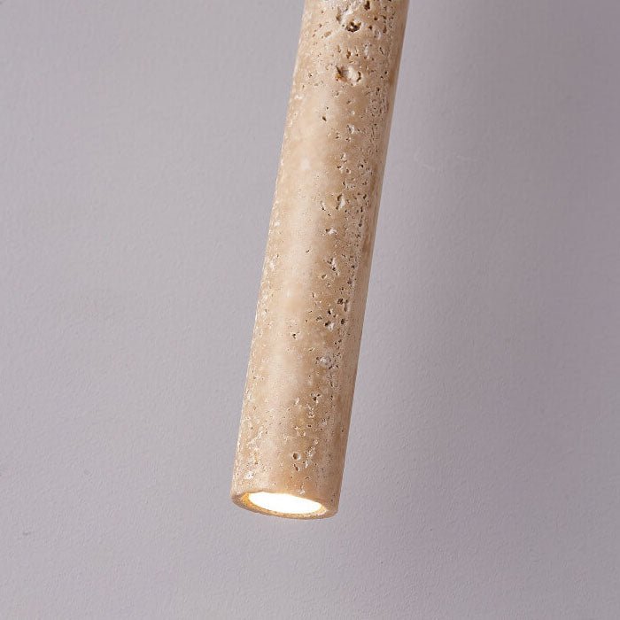 Wabi-Sabi Travertine Pendant Light