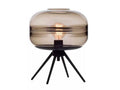 Nordic Clear Glass 1-Light Tripod Table Lamps