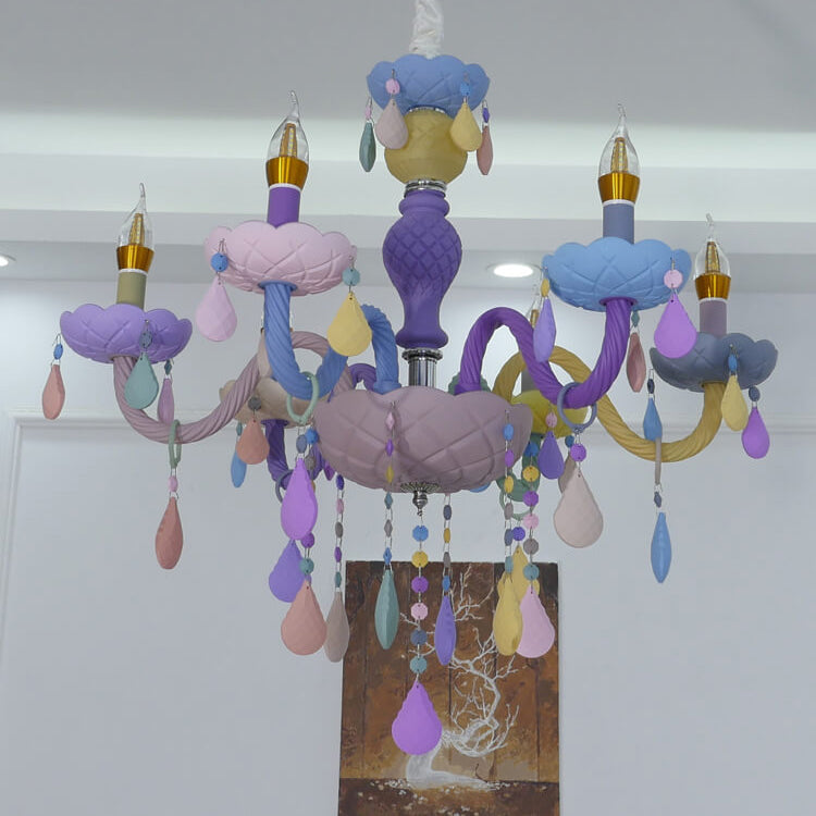 Princess Crystal Glass Chandelier