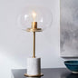 Nordic Creative Minimalist Glass Ball 1-Light Table Lamp