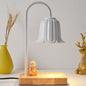 European Log Hardware Timing 1-Light Melting Wax Table Lamp