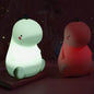 Modern Cartoon Dinosaur Silicone ABS USB LED Night Light Table Lamp