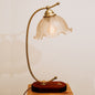 Retro French Glass Shade Arc Decorative 1-Light Table Lamp