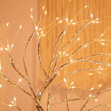 108 Light Copper Wire Touch Switch USB Charging LED Table Lamp