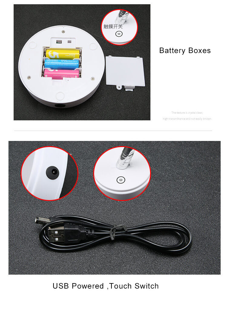 108 Light Copper Wire Touch Switch USB Charging LED Table Lamp