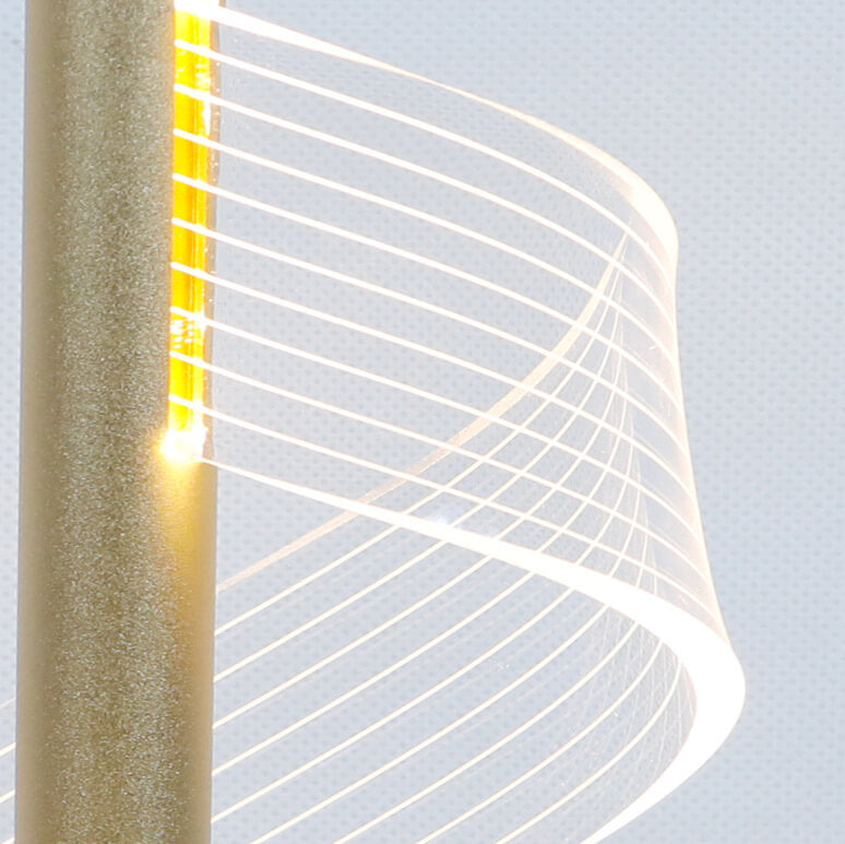 Modern Light Luxury Acrylic Curve LED Table Lamp