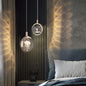 Minimalist Crystal Ball LED Pendant