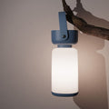 Modern Simplicity Waterproof Portable Plastic ABS Cylinder LED Table Lamp Outdoor Light For Outdoor Patio