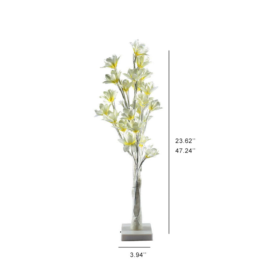 64 Light Copper Wire Orchid USB Charging LED Tree Table Lamp
