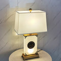 Chinese Light Luxury Lucite Copper 1-Light Table Lamp