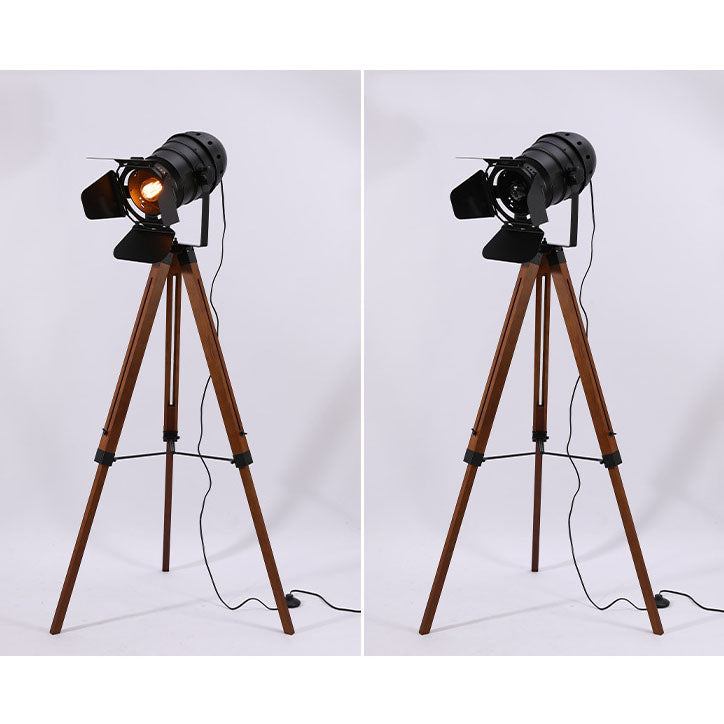 Industrial Tripod Floor Lamp