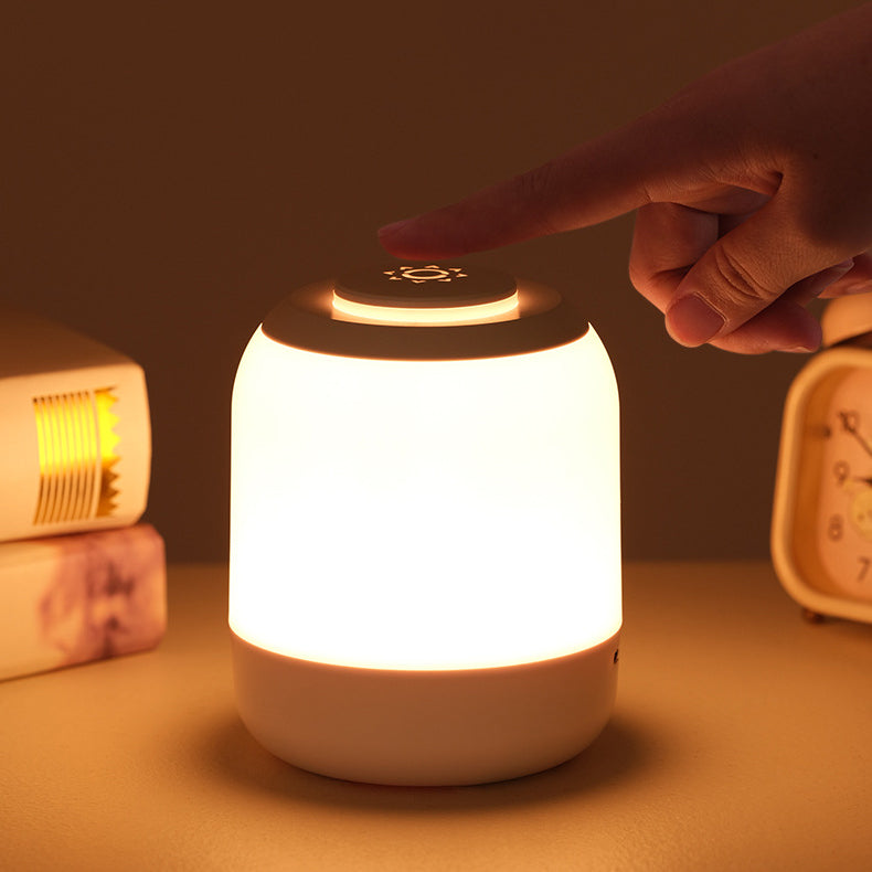 Contemporary Creative Night Touch Sensor ABS USB Charing LED Table Lamp For Bedroom