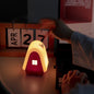 Modern Cartoon Snow House Silicone USB Rechargeable LED Night Light Table Lamp