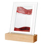 Creative Quicksand Square  LED Night Light Decorative Table Lamp