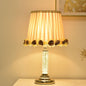 European Crystal Brightness Adjustable Remote Control 1-Light Table Lamp
