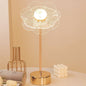 Nordic Light Luxury Acrylic Flower Butterfly Gold LED Table Lamp